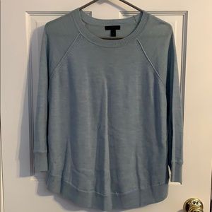Blue 3/4 sleeve sweater